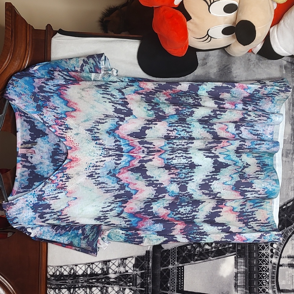 Kiara Top*Blue & Pink